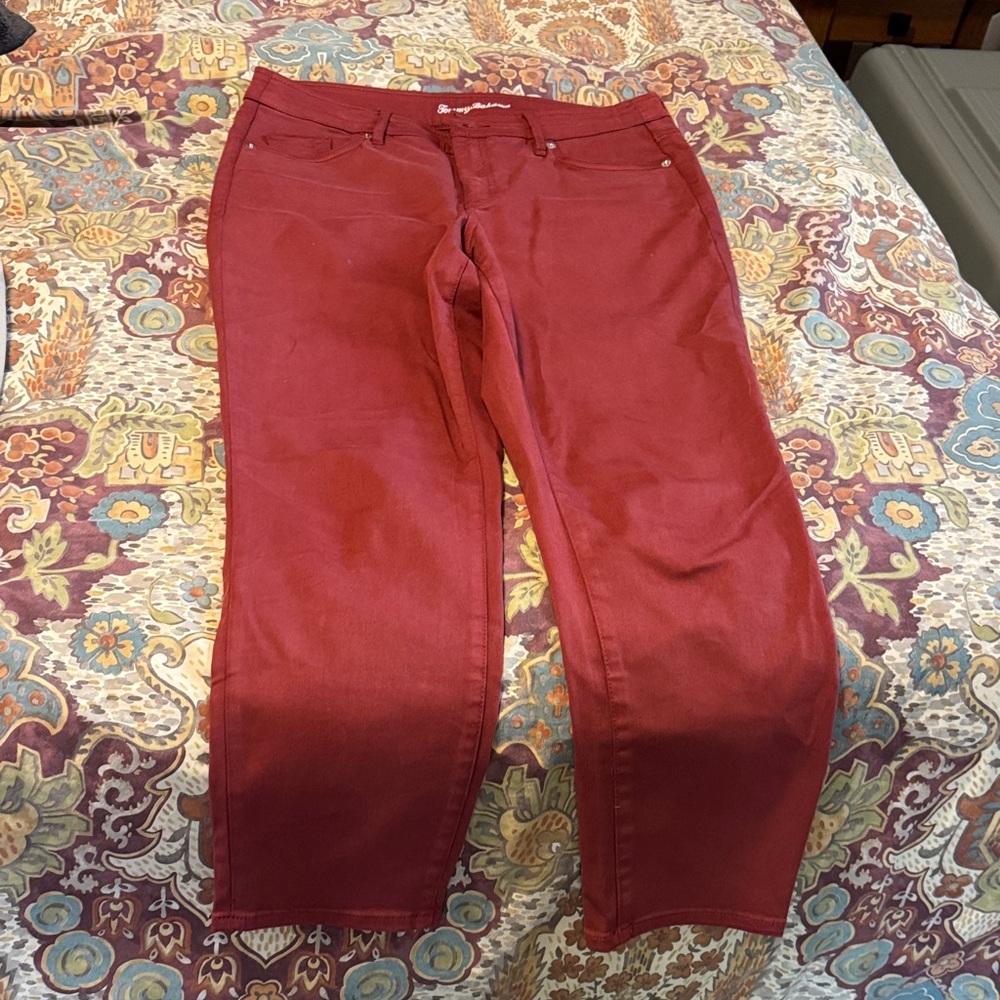 Tommy Bahama High Rise Beach Ankle Boracay Pants- sz 10